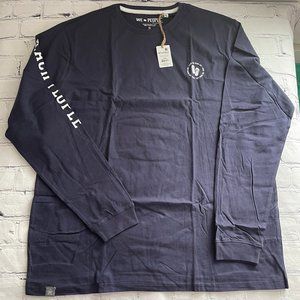 Pavilion We * People  Unisex Long Sleeve Beach People  Navy T-Shirt